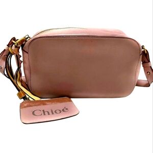 CHLOE PINK SAM LEATHER CROSSBODY CAMARA BAG